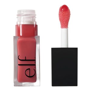 e.l.f. Glow Reviver Lip Oil – Nourishing Tinted Lip Oil for a Shiny End, Enriched with Apricot Oil, Vegan & Cruelty-Free, in Rose Envy Shade