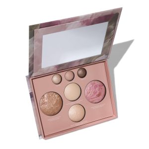 LAURA GELLER NEW YORK Final Baked Palette – Full Measurement – Options Bronzer, Blush, 2 Highlighters, and three Eyeshadows – Preferrred for Journey